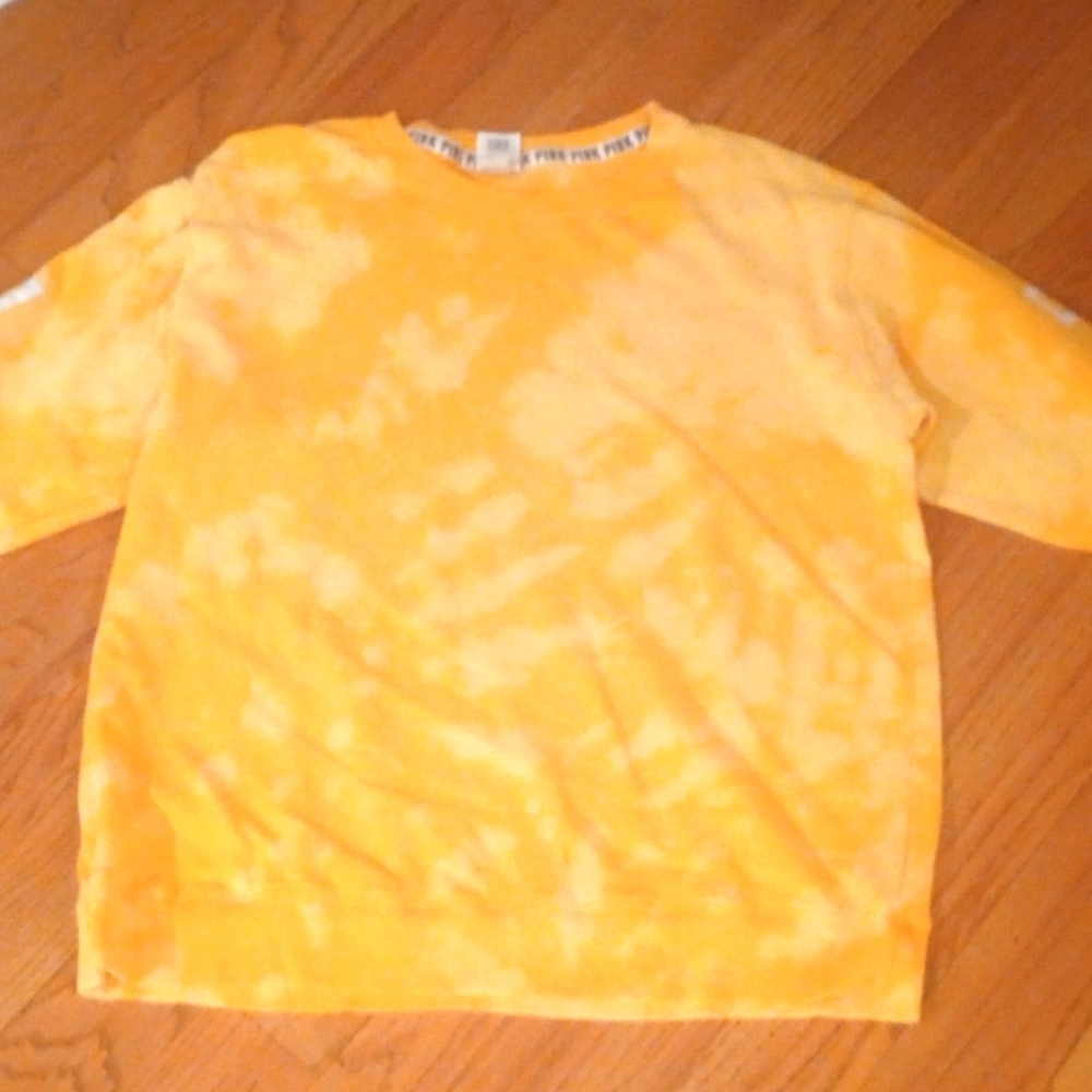 Yellow Pink name sweatshirt